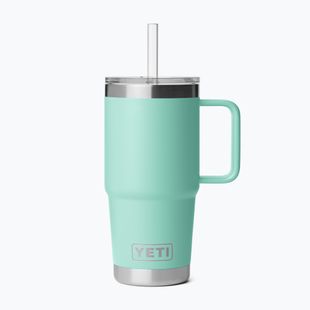 Borraccia termica YETI Rambler Straw 739 ml seafoam