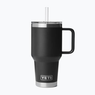 Borraccia termica YETI Rambler Straw 1000 ml black