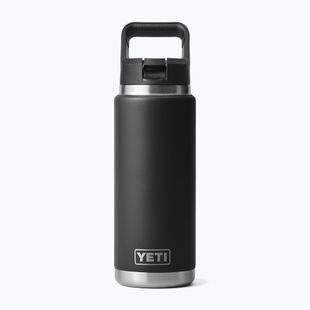 Borraccia termica YETI Rambler Straw 769 ml black