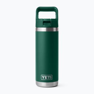 Borraccia termica YETI Rambler C Straw 532 ml black forest green