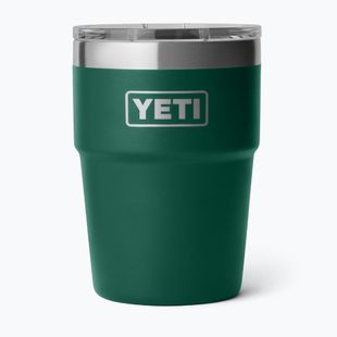 Thermos YETI Rambler Stackable 473 ml black forest green