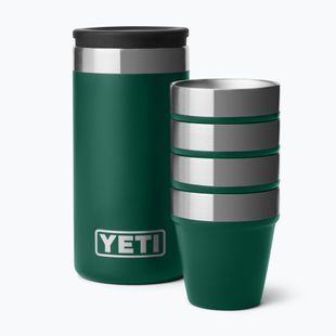 Bicchieri da campo YETI Shot 48 ml 4 pcs. black forest green
