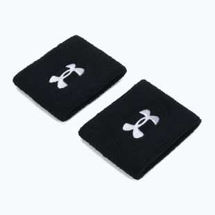Polsini Under Armour Performance da uomo 2 pezzi bianco/nero