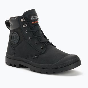 Palladium Pampa SHIeld WP+ LUX stivali neri/neri