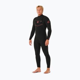 Muta da uomo Rip Curl F-Bomb Fusion 3/2 mm Chest Zip black