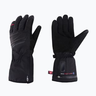 Guanto da sci riscaldato Lenz 6.0 Finger Cap Urban Line nero