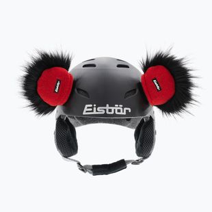 Orecchie per casco Eisbar Teddy Ears black/red