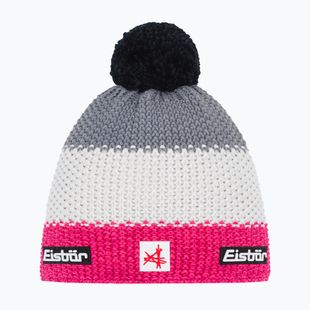 Berretto invernale per bambini Eisbar Stan Pompon SA pink melange/white/grey melange