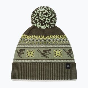 Cappello invernale Eisbar Retroski Pompon olive/khaki green