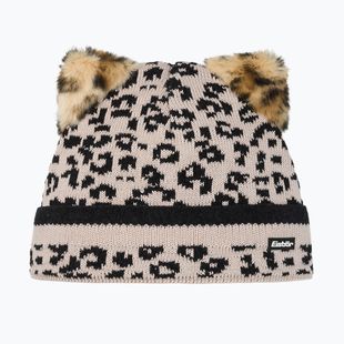 Berretto invernale da bambino Eisbar Stephie beige/leopard print