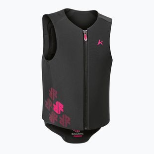 Gilet protettivo per bambini Komperdell Ballistic Flex Fit Pro Jr black/pink