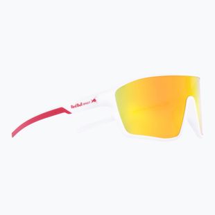 Occhiali da sole Red Bull SPECT Daft bianco/marrone con specchio arancione