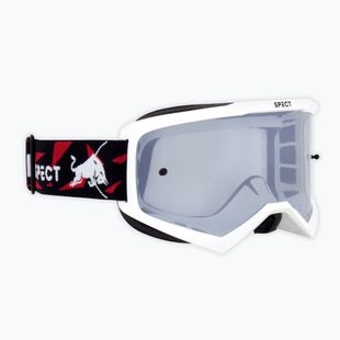 Occhiali da ciclismo Red Bull SPECT Evan shiny white/smoke silver mirror