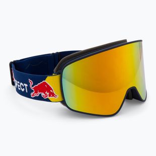 Occhiali da sci Red Bull SPECT Rush blu/rosso - arancione con specchio rosso