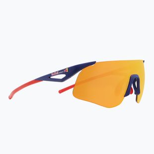 Occhiali da sole Red Bull SPECT Mark blu/marrone con specchio rosso arancione
