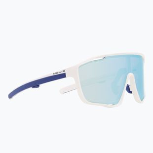 Occhiali da sole Red Bull SPECT Kraft bianchi/fumé con specchio blu