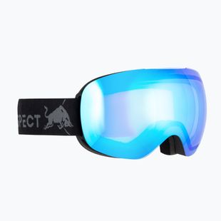 Occhiali da sci Red Bull SPECT Bent Photo nero/azzurro con cromatura blu x
