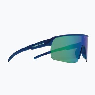 Occhiali da sole Red Bull SPECT Dakota matt blue/smoke with green-purple mirror