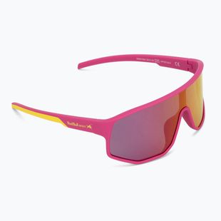 Occhiali da sole Red Bull SPECT Dash neon pink/smoke with pink-yellow mirror