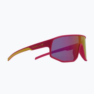 Occhiali da sole Red Bull SPECT Dash neon pink/smoke with pink-yellow mirror