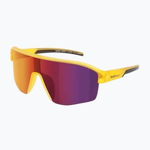 Occhiali da sole Red Bull SPECT Dundee matt clear yellow/ smoke with red-purple mirror