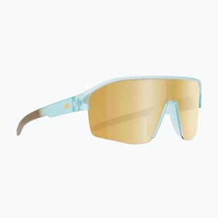 Occhiali da sole Red Bull SPECT Dundee matt clear light blue/ brown with gold mirror