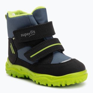 Scarpe Superfit da bambino Husky 1 nero/verde chiaro
