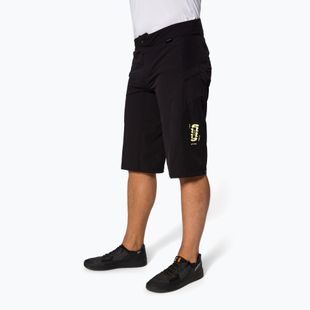 Pantaloncini da ciclismo da uomo ION Scrub nero