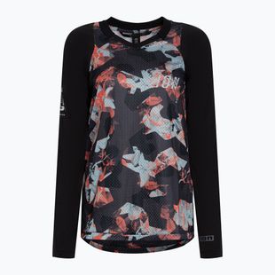 Ciclismo donna manica lunga ION Scrub nero