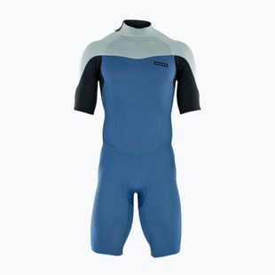 Uomo ION Element 2/2 Shorty Back Zip Cascade Blue Swim Foam