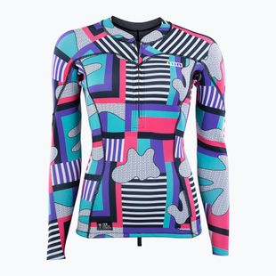Maglia a maniche lunghe da nuoto da donna ION Neo Zip Top 1.5 capsule statement