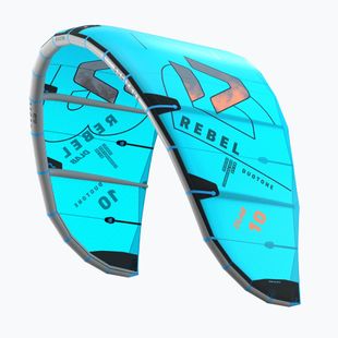 Aquilone da kitesurf Duotone Rebel D/LAB Turquoise/Grey