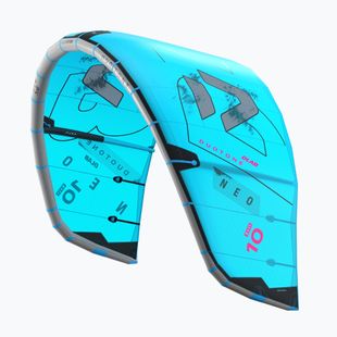Aquilone da kitesurf Duotone Neo D/LAB turquoise/grey