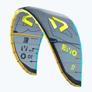 Aquilone da kitesurf Duotone Evo D/LAB dark grey/lime