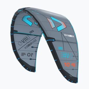 Aquilone da kitesurf Duotone Evo SLS dark grey/turquoise