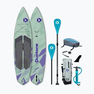 Set tavola SUP gonfiabile Duotone iSUP Package Premium Blitz Air SLS pale green