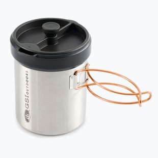 GSI Outdoors Glacier Personal Javapress 711 ml caffè da viaggio in acciaio inox