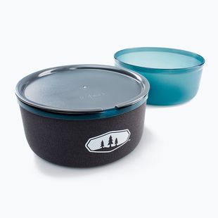 GSI Outdoors Ultralight Nesting Bowl + Mug set di pentole blu