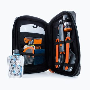 GSI Outdoors Kit da viaggio cucina Gourmet 11 pezzi. grigio