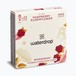 Bevanda isotonica waterdrop Microdrink Flair 12 cubetti lampone/sambuco