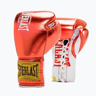 Everlast Fight Guantoni da boxe in pelle rossi