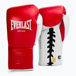 Guantoni da boxe Everlast Powerlock OG Pro Fight red/white