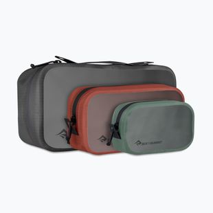 Set di organizer Sea To Summit Hydraulic Packing Cube 3 pcs. picante/laurel wreath/jet black