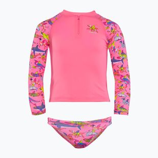 Longsleeve + slip da nuoto per bambini Funkita Zippy Rashie & Brief learner lane
