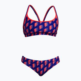 Top sportivo top costume da bagno flash