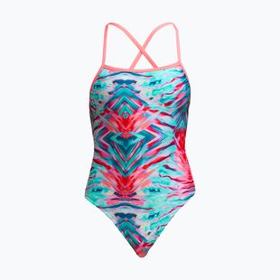Funkita costume da bagno intero donna Strapped In One Piece increspato riflettere