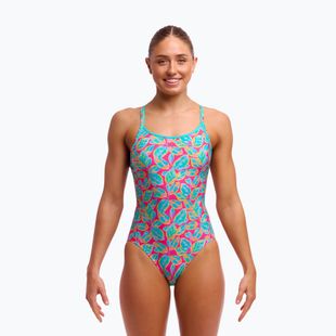 Costume da bagno intero Funkita Diamond Back Donna Rosa piantato