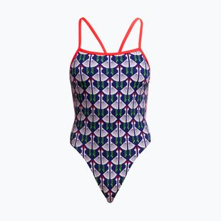Funkita Donna Costume da bagno intero a gamba alta con anatra seduta