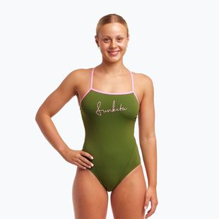 Costume da bagno intero con cinturino singolo Funkita Donna glamo camo