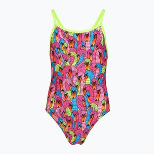 Costume da bagno intero per bambini Funkita Single Strap One Piece swan city